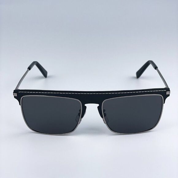 Loewe LW40006U 20A Sunglasses Metal Black Leather Grey Aviator Unisex - Picture 8 of 13